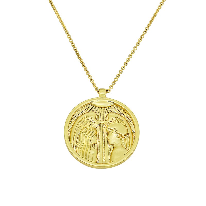 Thumbnail of Tarot The Lovers Necklace image