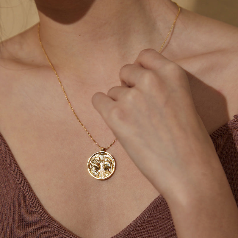 Thumbnail of Tarot The Lovers Necklace image