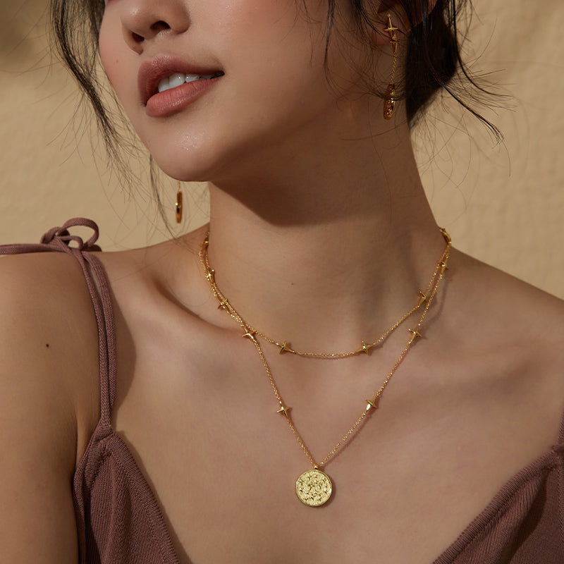 Thumbnail of Tarot The Star Layered Necklaces image