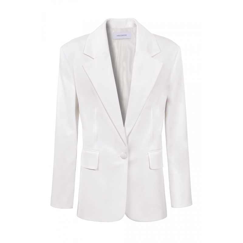 Thumbnail of Tatiana Off White Oversized Blazer image