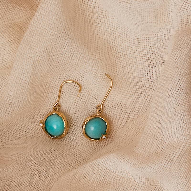 Thumbnail of Ad Astra Amazonite Earrings image