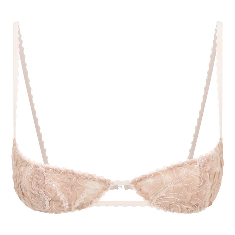 Thumbnail of Pink Embroidered Bralette image