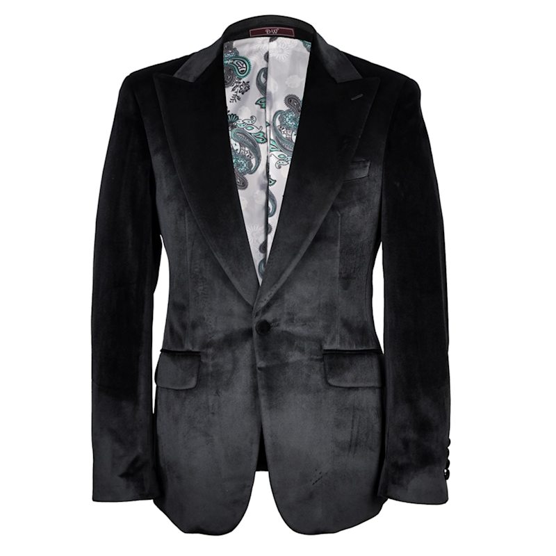 Thumbnail of Maison Velvet Blazer – Black image