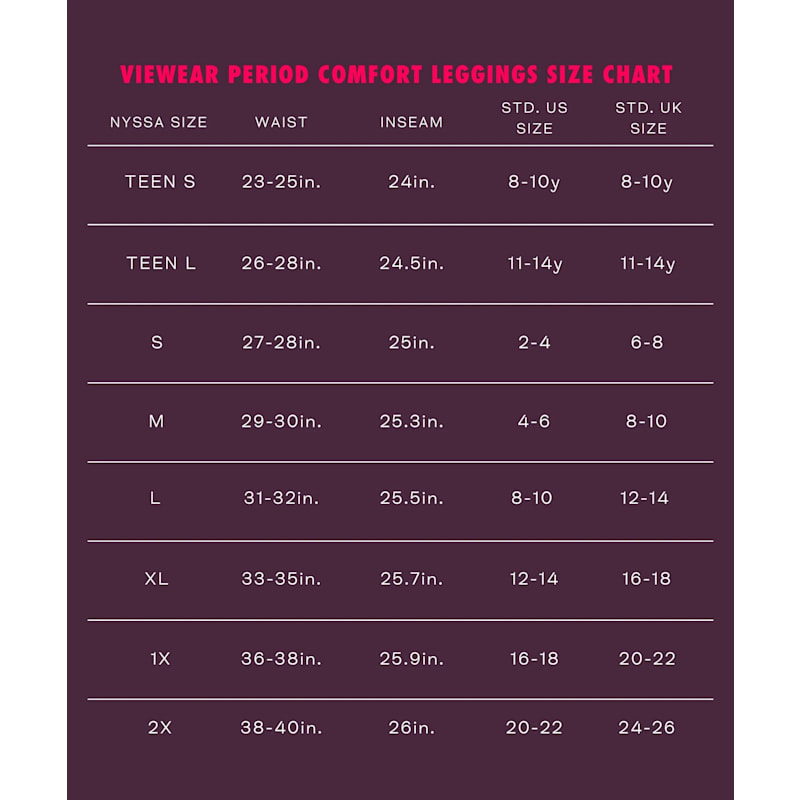 Thumbnail of Black Viewear Period Comfort Leggings / Black image