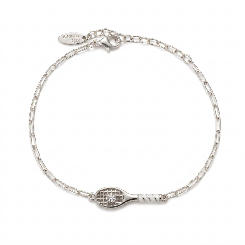 Thumbnail of Tennis Racket Bracelet - Gold image