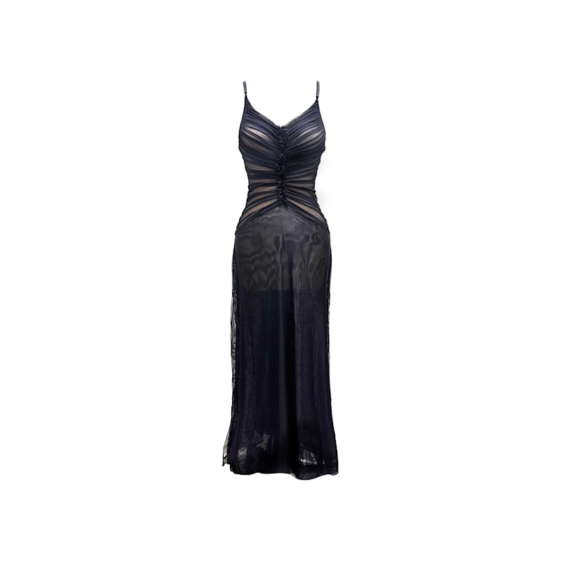 Thumbnail of Terminator Tulle Ruched Long Nightgown image
