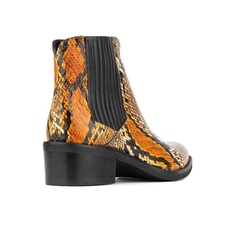 Thumbnail of Texas - Black & Orange Snake Pattern image