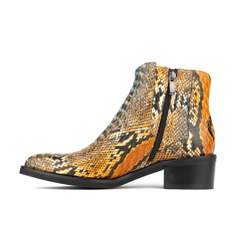 Thumbnail of Texas - Black & Orange Snake Pattern image