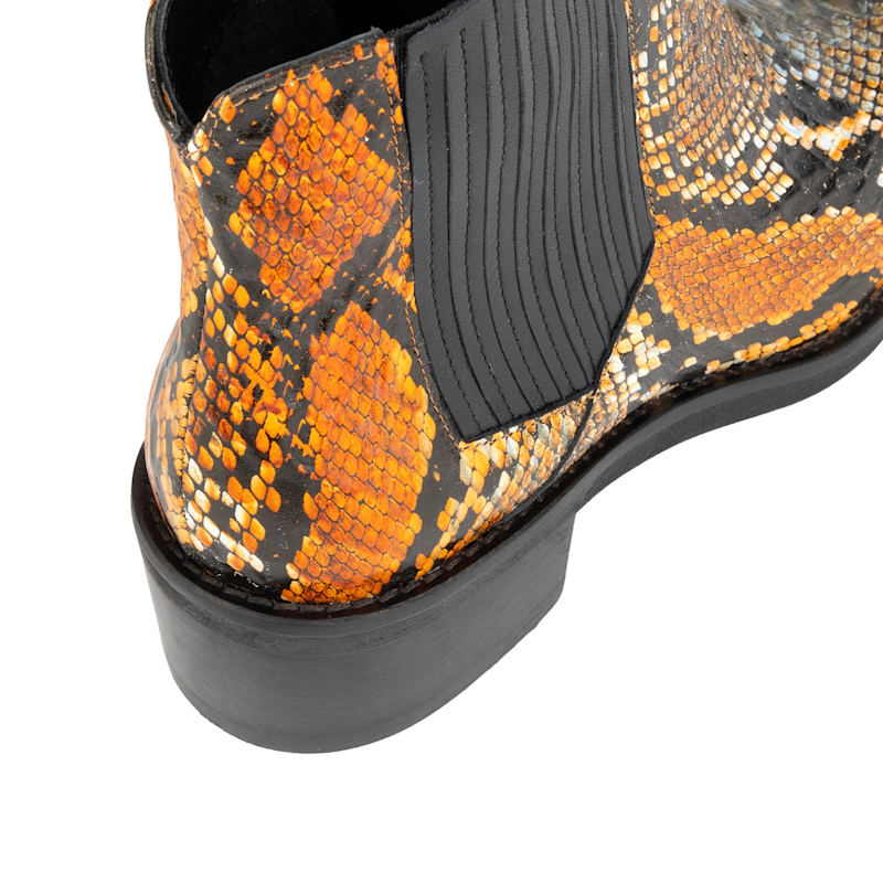 Thumbnail of Texas - Black & Orange Snake Pattern image