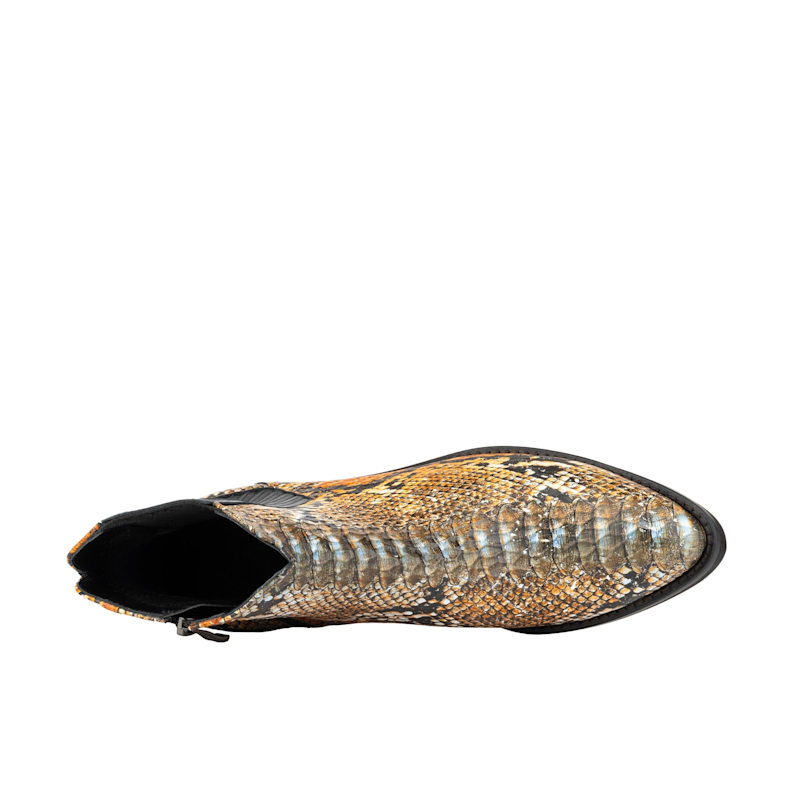 Thumbnail of Texas - Black & Orange Snake Pattern image