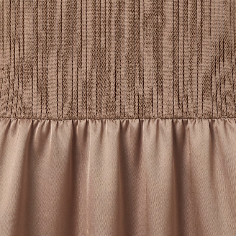 Thumbnail of Textured Knit Midi Dress Refined Silhouette image