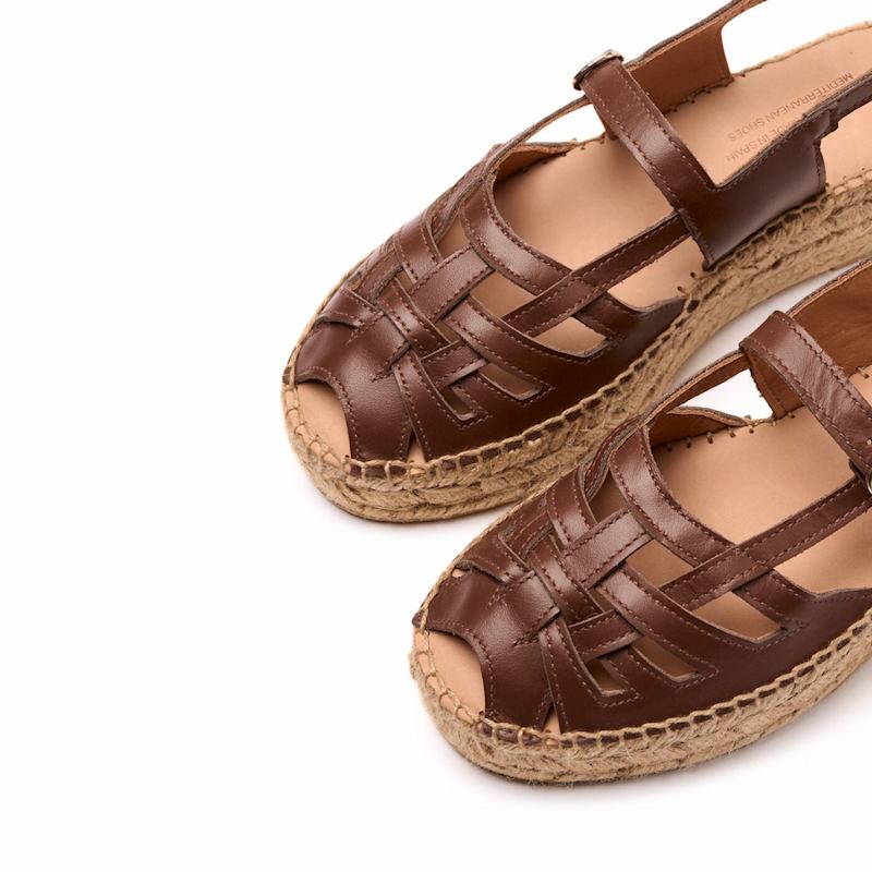 Thumbnail of Sandals Thalis Brown - Naguisa image