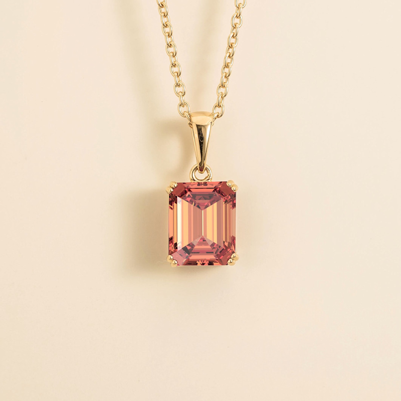 Thumbnail of Thamani Gold Pendant Necklace In Padparadscha Sapphire image