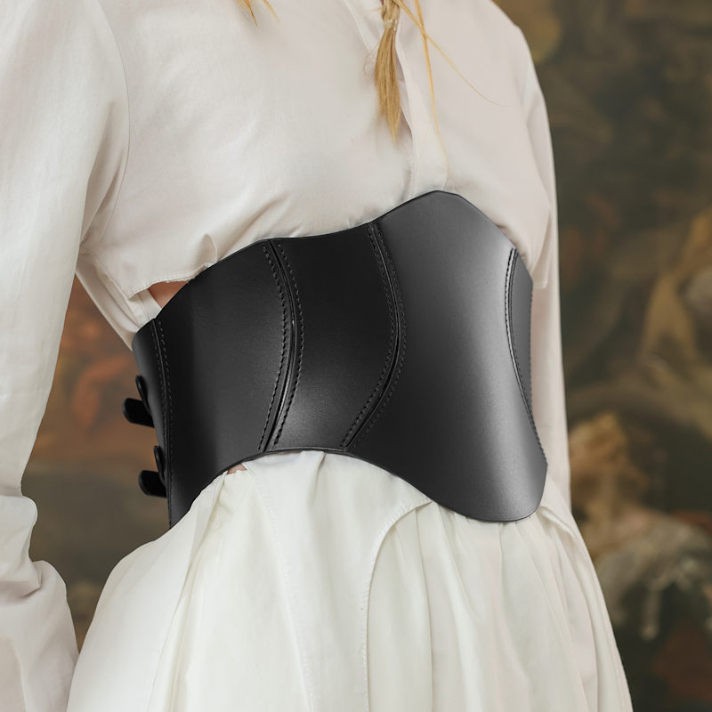 Thane Leather Corset Belt | Haute Cuir | Wolf & Badger