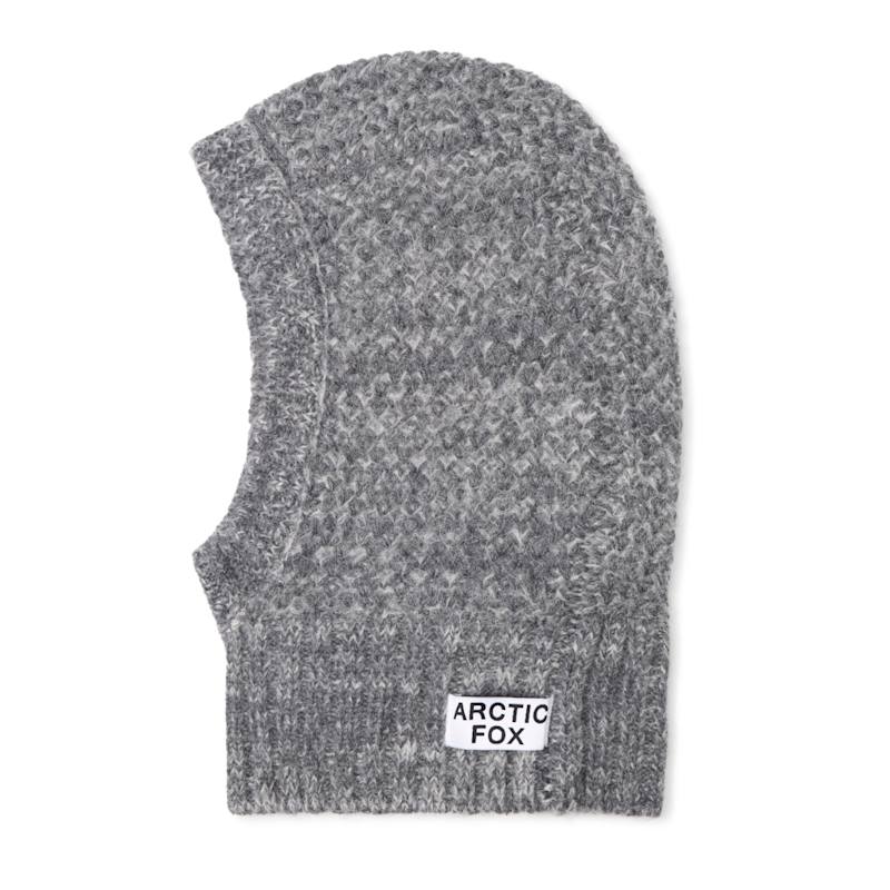 The Alpaca Balaclava Hood - Alpine Cloud Grey | Arctic Fox & Co