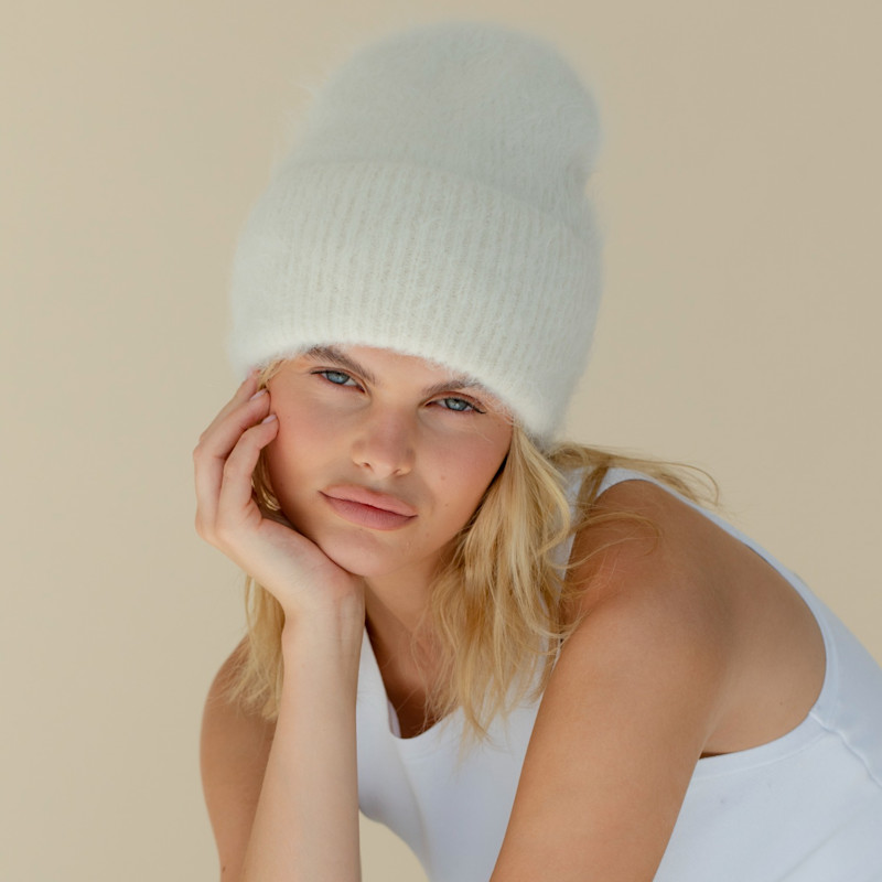 The Alpaca Beanie - Arctic White | Arctic Fox & Co. | Wolf & Badger