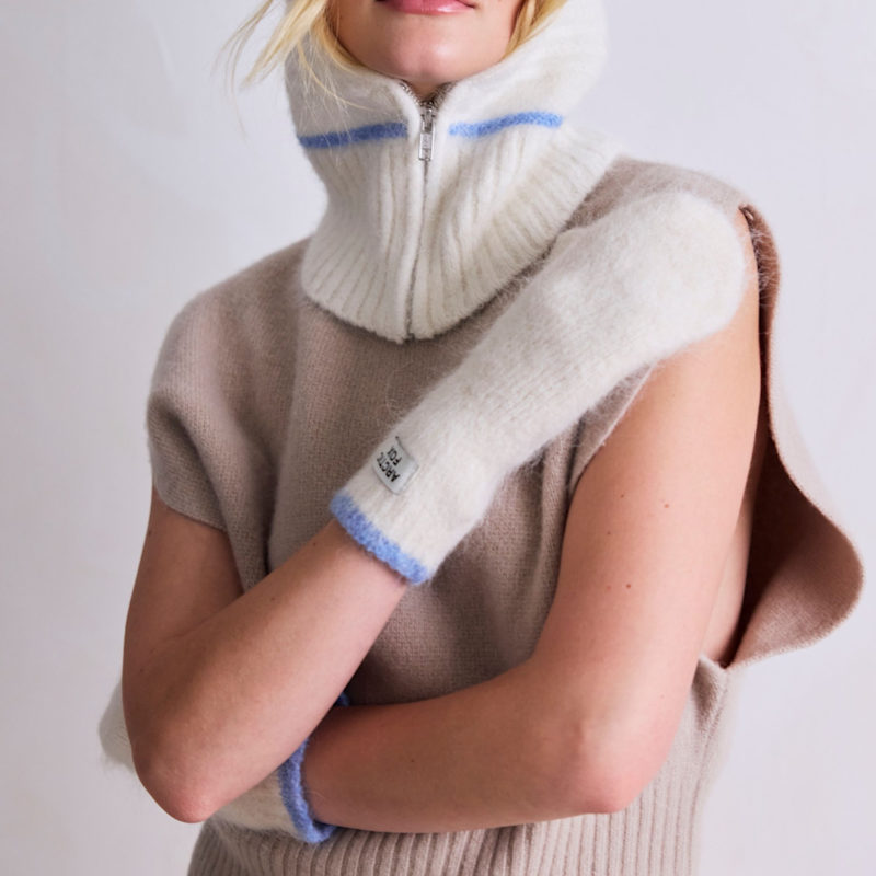 Thumbnail of The Alpaca Mittens - White image