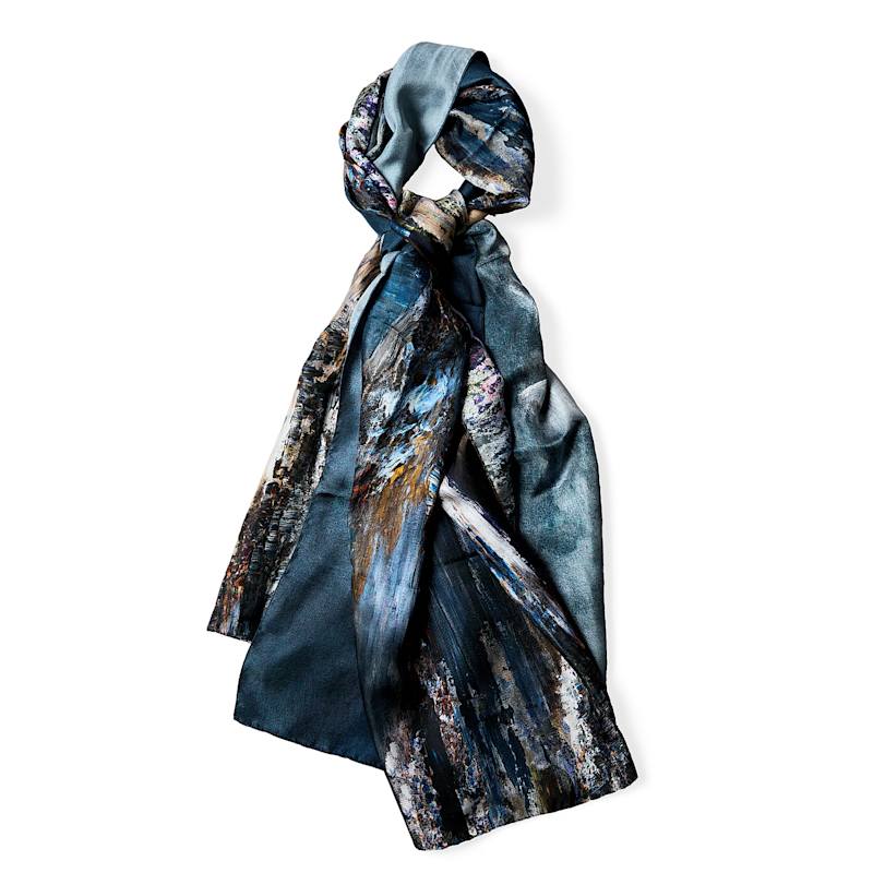 Thumbnail of The Bridge  Silk Twill Scarf image