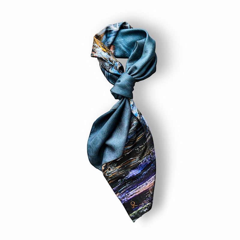 Thumbnail of The Bridge  Silk Twill Scarf image