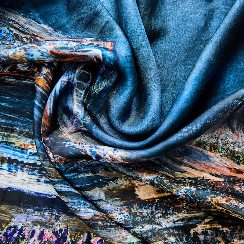 Thumbnail of The Bridge  Silk Twill Scarf image