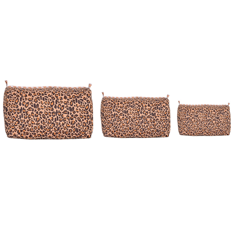 Thumbnail of The Brown Leopard Cotton Travel Set image