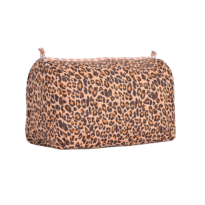 Thumbnail of The Brown Leopard Cotton Travel Set image