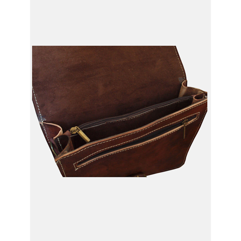 Thumbnail of The Casablanca Mini Satchel In Dark Brown image
