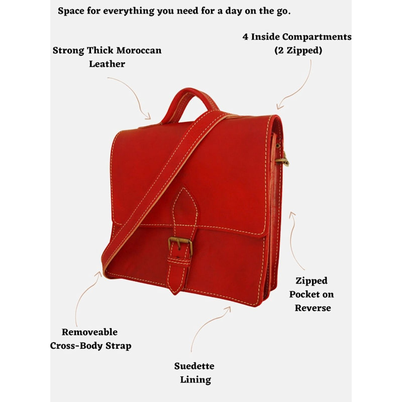 Thumbnail of The Casablanca Mini Satchel In Red image