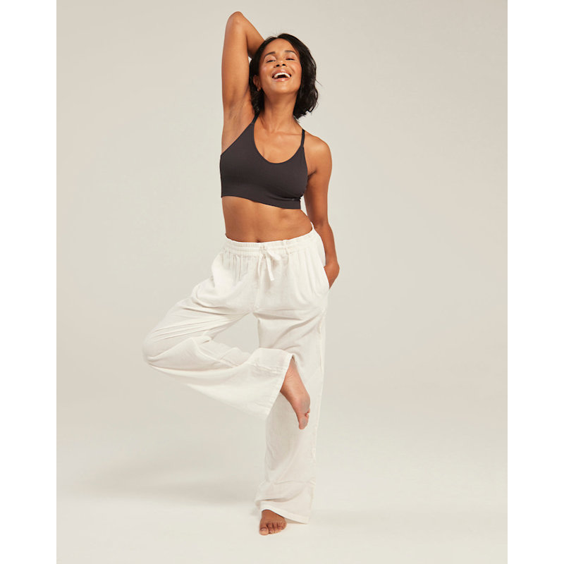 Thumbnail of The Classic Trouser - Cotton White image