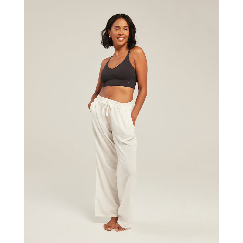 Thumbnail of The Classic Trouser - Cotton White image