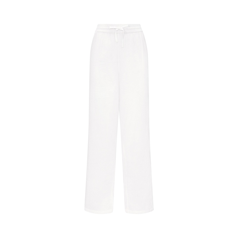 Thumbnail of The Classic Trouser - Cotton White image