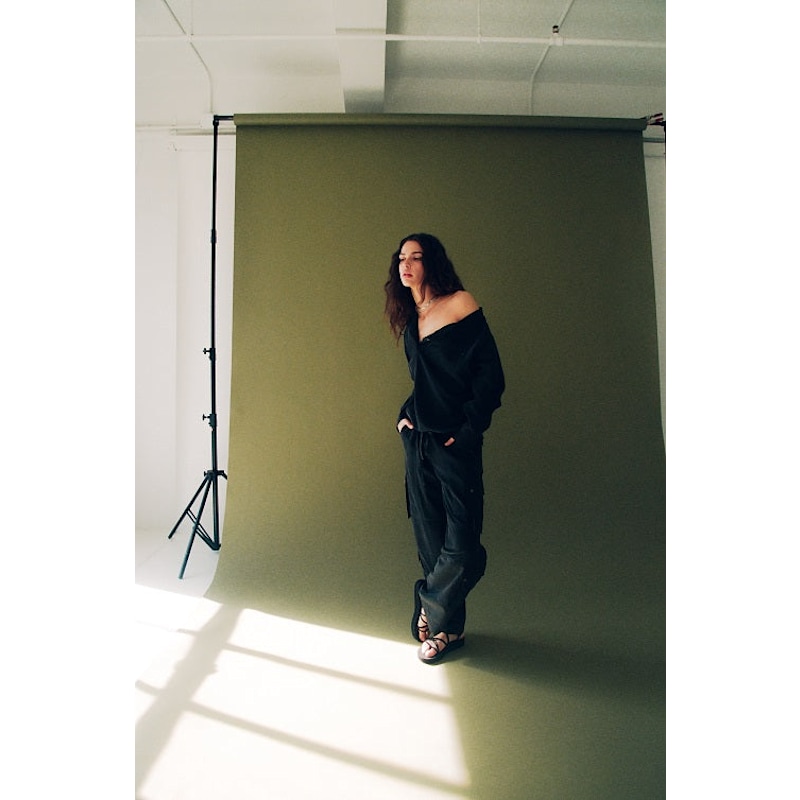 Thumbnail of The Dream Cargo Pant In Black - Soft Relaxed Utility image
