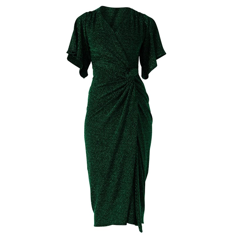 Women's Green The Emporium Dress in Emerald | XXL | Sacha Drake