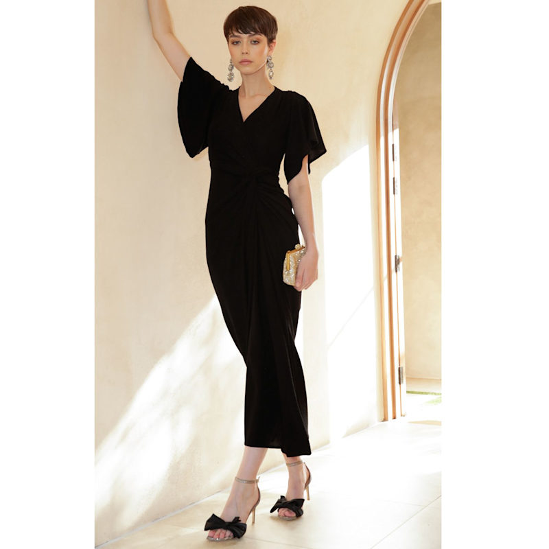 Thumbnail of The Emporium Maxi Dress In Black Lurex image
