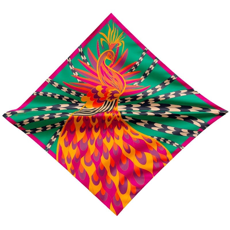Thumbnail of The Enchanter Emerald - The Large Wool Scarf / Design In France image