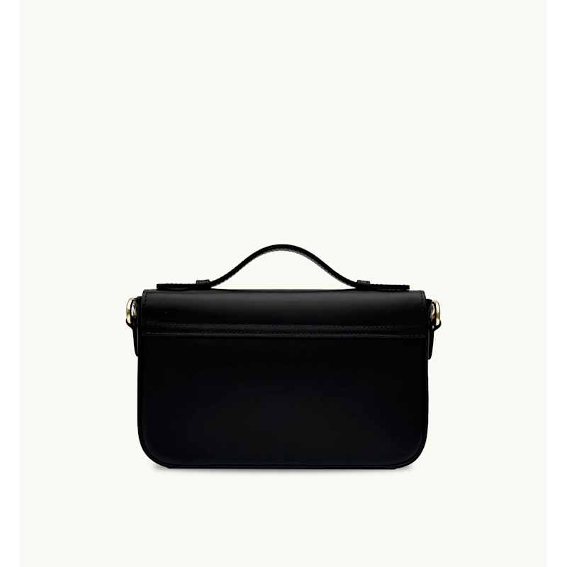 Thumbnail of The Flora Black Leather Bag image