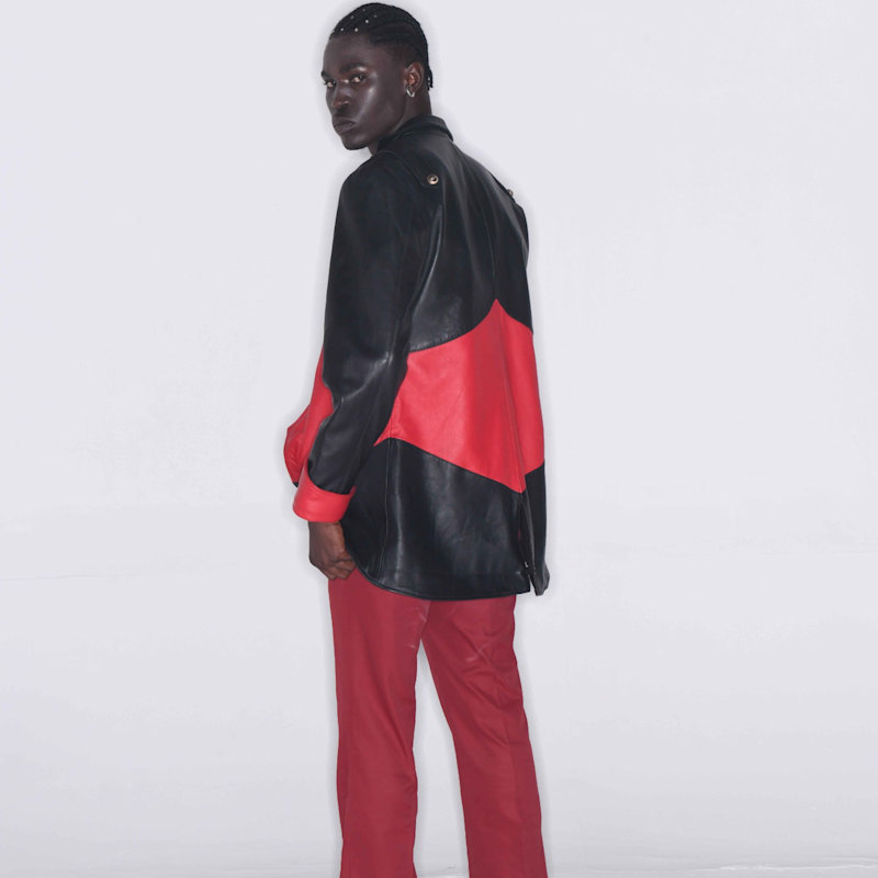 Thumbnail of The Gambler Long Coat Leather Jacket image