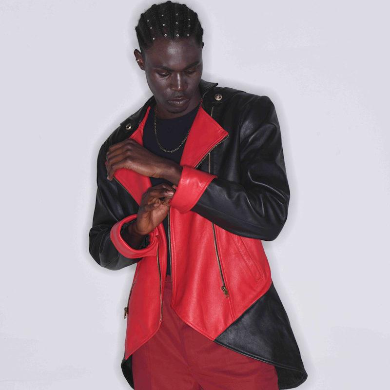 Thumbnail of The Gambler Long Coat Leather Jacket image