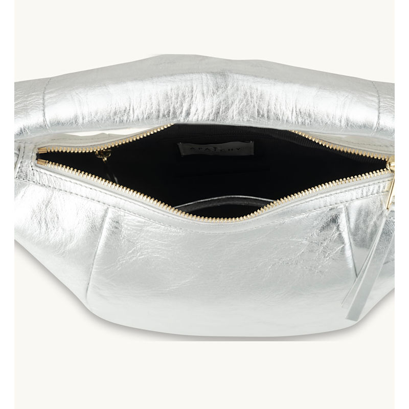 Thumbnail of The Jasmine Silver Leather Bag image