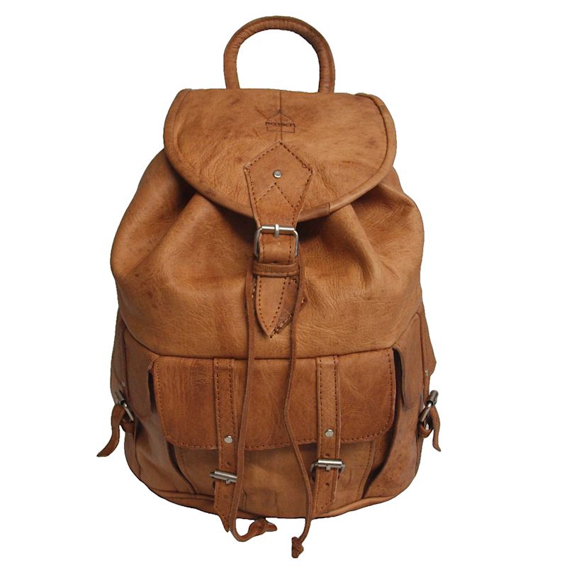Thumbnail of The Larache Large Rucksack In Tan image