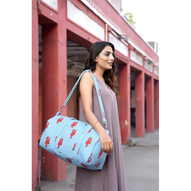 Thumbnail of The Lobster Weekender In Pink image