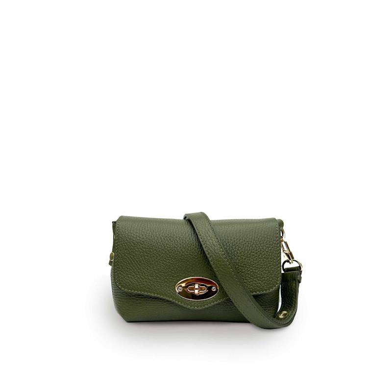 The Maddie Olive Leather Bag | Apatchy London | Wolf & Badger