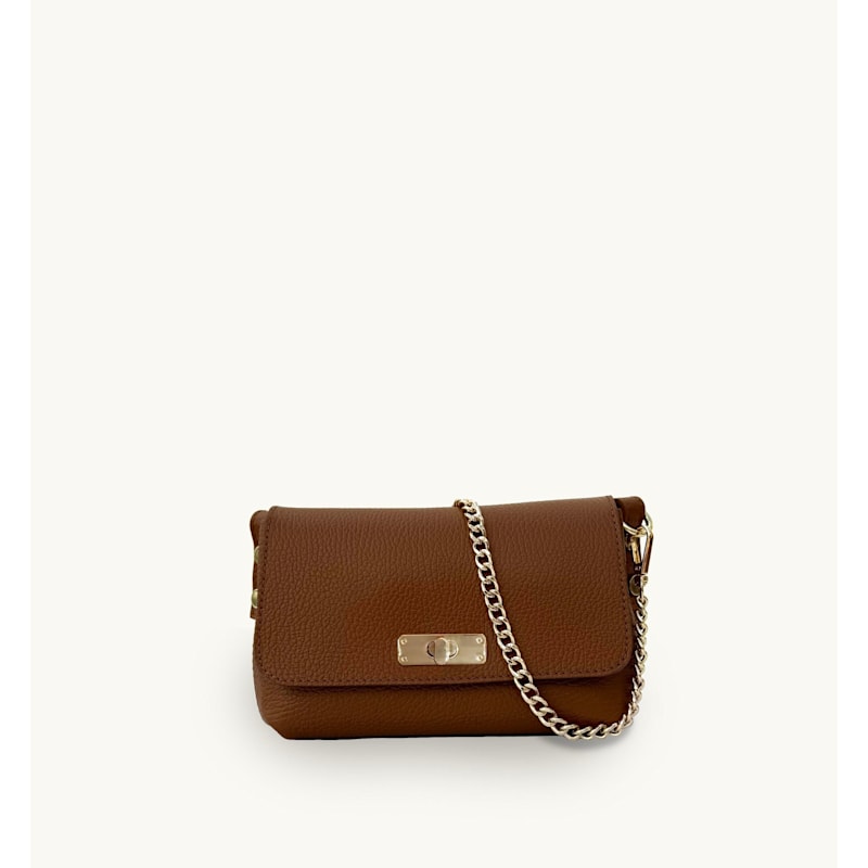 Thumbnail of The Maisie Mini Tan Leather Bag image