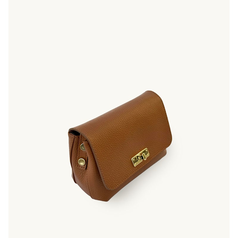 Thumbnail of The Maisie Mini Tan Leather Bag image
