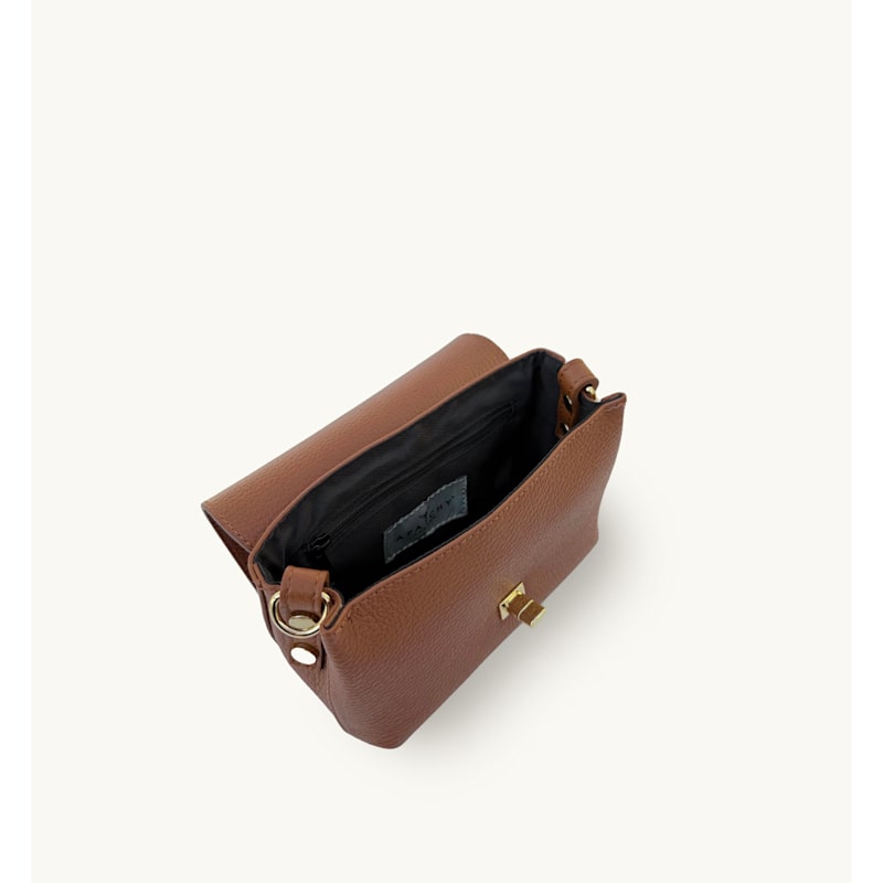 Thumbnail of The Maisie Mini Tan Leather Bag image