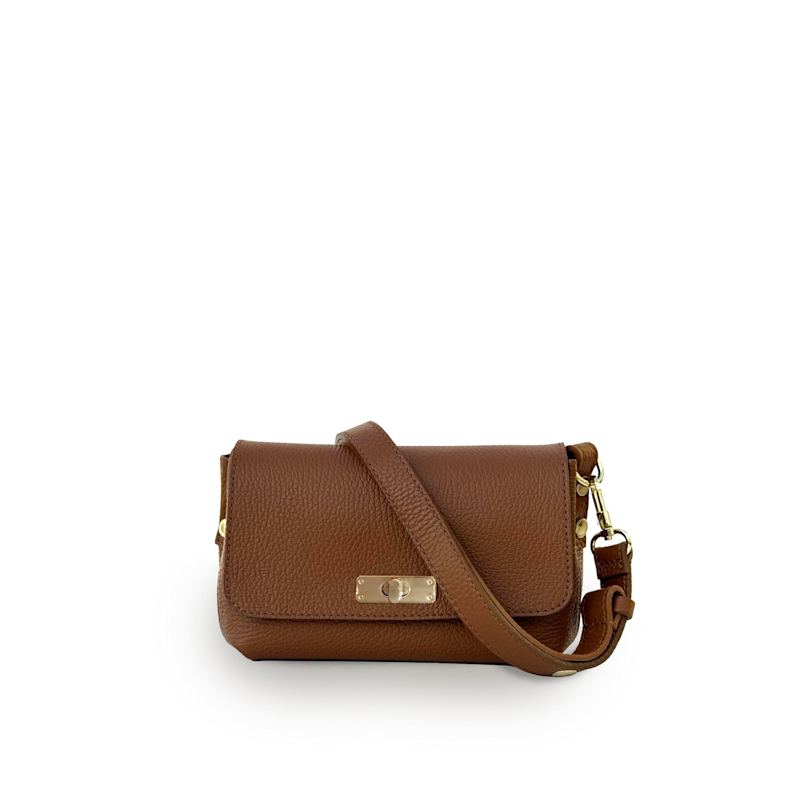 Thumbnail of The Maisie Mini Tan Leather Bag image