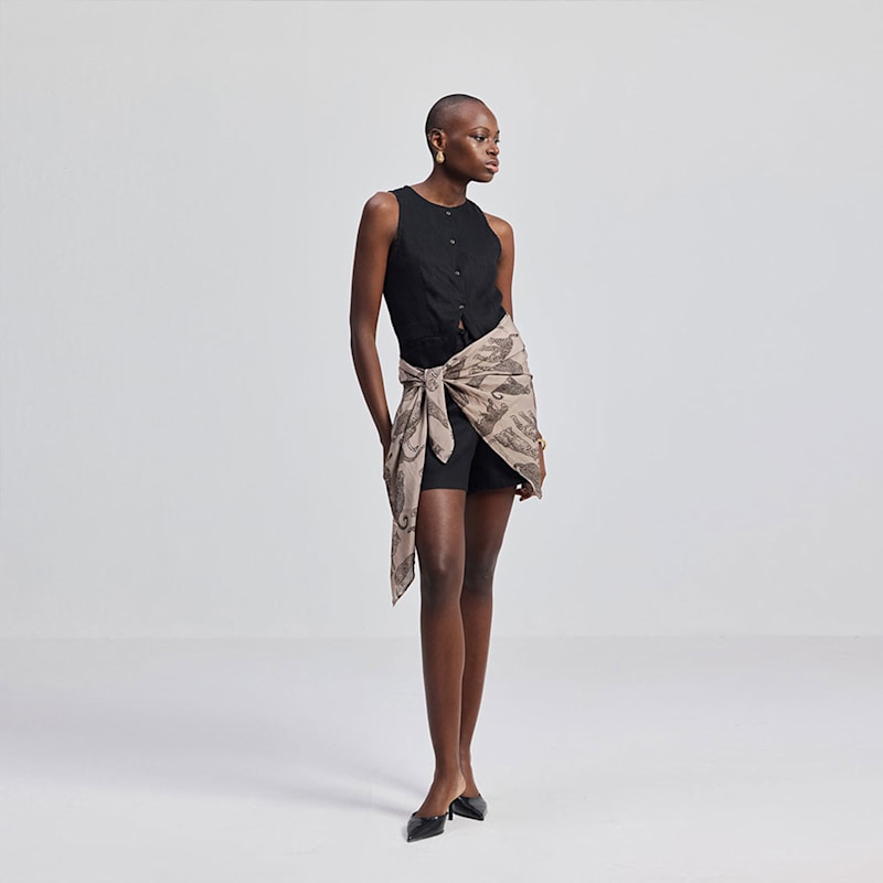 Thumbnail of The Mara Scarf In Brown image