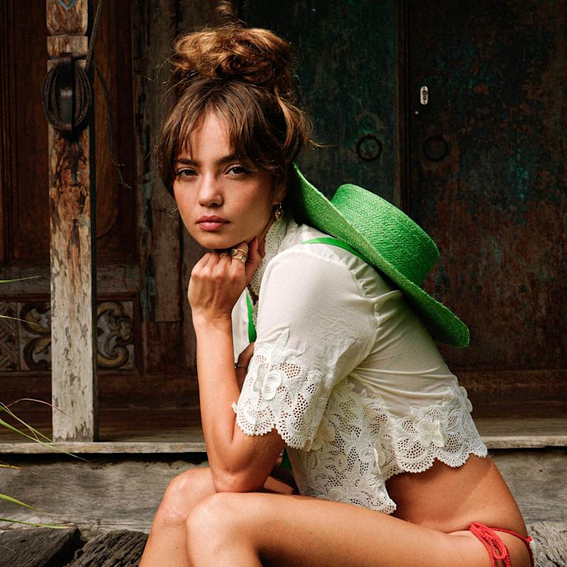 Thumbnail of The Mariposa Embroidered Top image