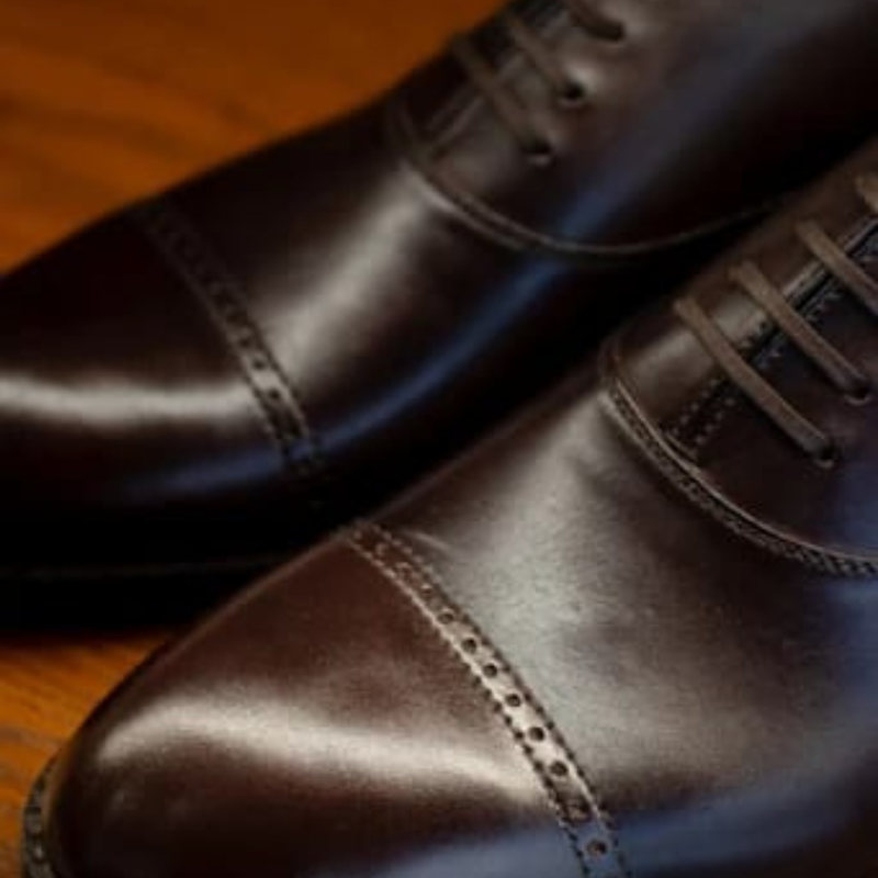 Thumbnail of The Maverick Leather Oxford – Dark Brown image