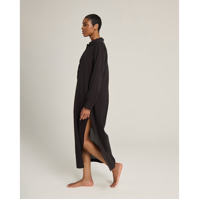 Thumbnail of The Maxi Shirt - Black image